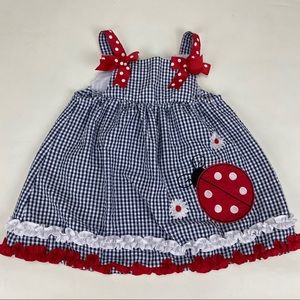 18m Lady bug dress